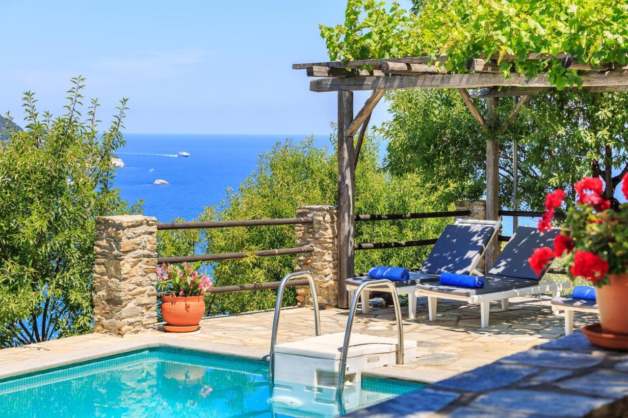 Villa Nina Skopelos- Private Pool - Magnificent Views 外观 照片