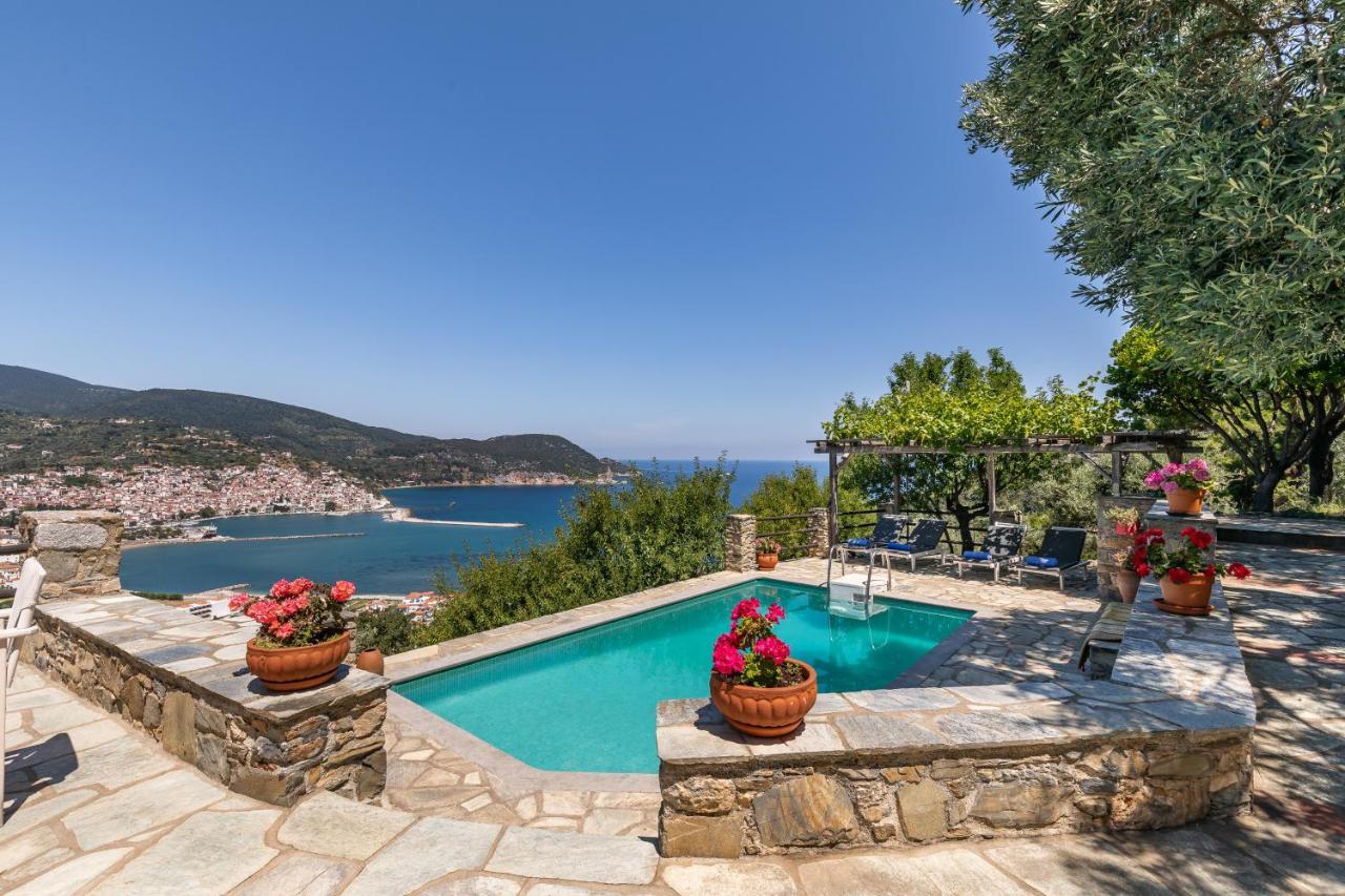 Villa Nina Skopelos- Private Pool - Magnificent Views 外观 照片