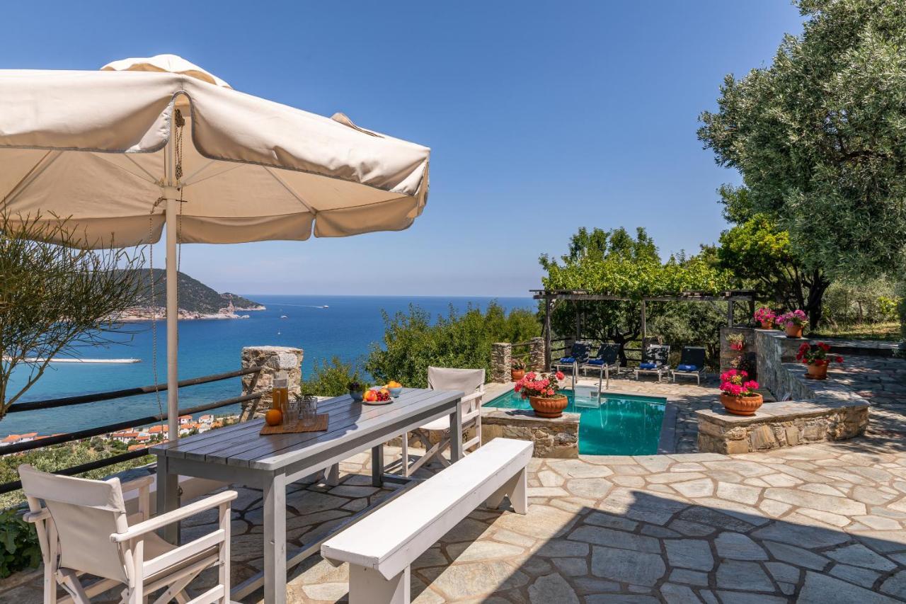 Villa Nina Skopelos- Private Pool - Magnificent Views 外观 照片