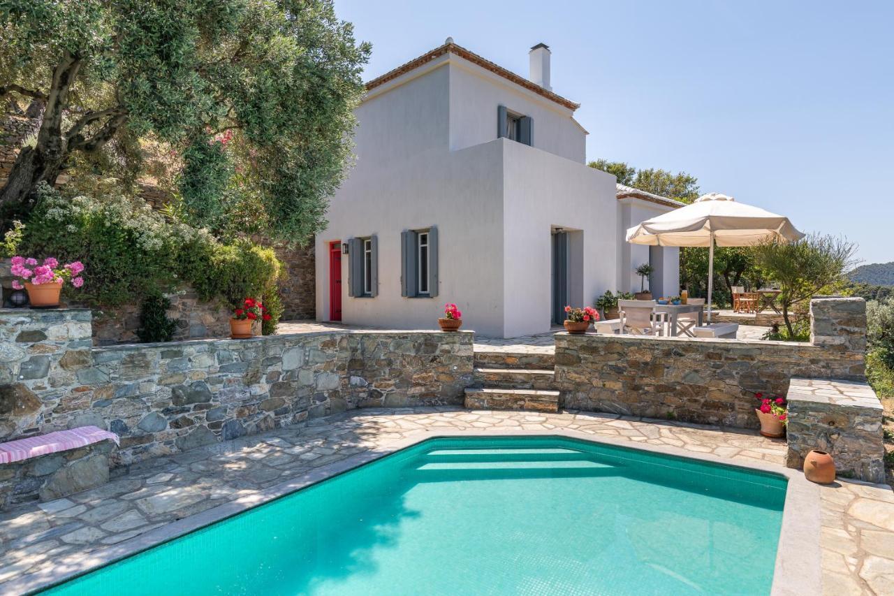 Villa Nina Skopelos- Private Pool - Magnificent Views 外观 照片