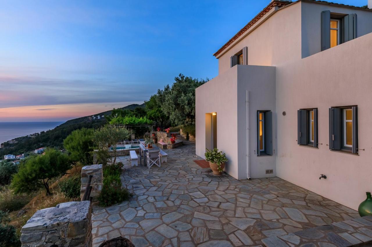 Villa Nina Skopelos- Private Pool - Magnificent Views 外观 照片