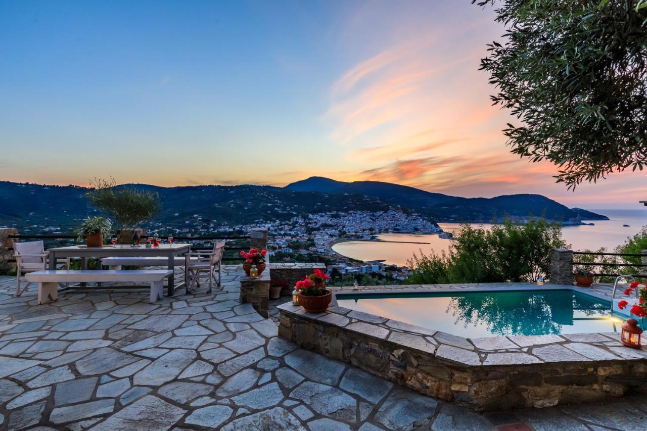 Villa Nina Skopelos- Private Pool - Magnificent Views 外观 照片